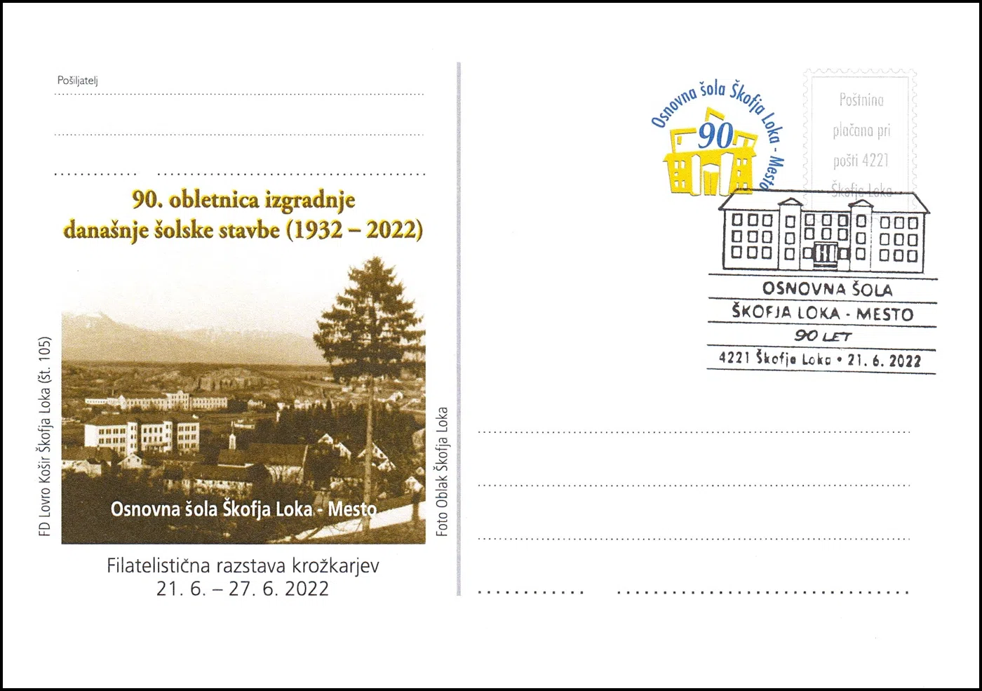 90 LET OSNOVNE ŠOLE ŠKOFJA LOKA - MESTO 1932 - 2022